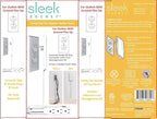 Sleek Socket Original & Patented Ultra-Thin Outlet Concealer with Cord Concealer Kit, Flat Extension Cord with Multi Outlets Power Strip, Ideal for Home Improvement, Hide Bulky and Messy Cords