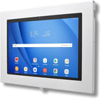 TABcare Locking Anti-Theft Metal Case for Samsung Galaxy TAB A 10.1 2019 Tablet for Kiosk, POS, Store, Show Display, Time Clock (TAB A 10.1 2019 SM-T510, White)