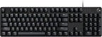 Logitech G413 SE Full-Size Mechanical Gaming Keyboard - Backlit Keyboard with Tactile Mechanical Switches, Anti-Ghosting, Compatible with Windows, macOS - Black Aluminum
