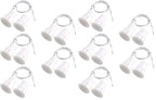 Magnetic Reed Switch RC-36 NC Recessed Wired Window Door Contact Sensor for Home Security and Burglar Alarm Systems 5 Pcs (Pack of 2)