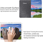 Snowy Mountains Lake Tree Mountains Mouse Pad, Landscape Mouse Pad Custom Design, Square Waterproof Mouse Pad Non-Slip Rubber Base MousePads for Office Laptop, 9.5 x7.9 x0.12 inch