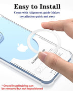 Metal Rings 10PCS,Ultra-Thin(0.4mm) for MagSafe Sticker,Magnetic Adapter,Phone Cases&Wireless Charger,Compatible with iPhone 16/15/14/13,Galaxy S24/S23/S22/Kindle(White 10PCS)