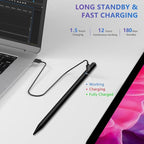 Stylus Pen for iOS&Android Touch Screens, Active Pencil for Samsung, Smart Digital Stylus Pens for Lenovo/Huawei/Vivo/Mi and Other Tablets, iPhone/Samsung/Google Pixel Smart Phones Drawing&Writing