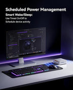 KAMRUI Hyper H2 Mini Gaming PC, in-tel Core i9-11900H (Beat 1195G7/5825U, up to 4.9GHz) 32GB RAM 1TB SSD Mini Desktop Computers, Triple 4K Display 6*USB3.2, USB-C, HDMI, DP, WiFi6, BT5.2, Office Home
