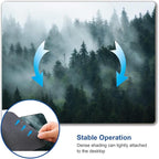 Mouse Pad, Fog Forest Mouse Mat, Waterproof Non-Slip Rubber Base MousePads for Office Laptop Computer Desk, Natural Landscape