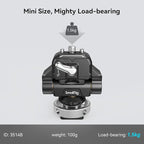 SmallRig Quick Release Camera Monitor Mount with Cold Shoe, Supports Swivel 360° and Tilt 170° Adjustable, Drop-in HawkLock Camera Hot Cold Shoe Monitor Holder for 5" & 7" Monitor - 3514C