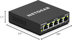 NETGEAR 5-Port Gigabit Ethernet Easy Smart Managed Essentials Switch - Desktop or Wall Mount, Home Network Hub, Office Ethernet Splitter