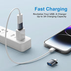 USBC to USB Adapter 6 Pack,USB C to A Adapter,USBC Male to USBA Female,USBC Adapters for iPhone 16 15,MacBook Pro Air,iPad,Samsung Galaxy,Grey
