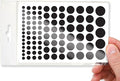 BLOCKED Stackable Webcam/Camera Vinyl Covers | 95 Low-Tack Restickable Webcam Stickers | 5-Sizes | Black 95-Pack (Ultra Glossy)