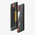 nuphy Air60 V2 Portable Wireless Keyboard 60% Low Profile Mechanical Keyboard Support QMK/VIA Compatible with Windows/mac OS/Linux Supports Bluetooth 5.1/2.4GHz/Wired (USB-C) Gateron Moss Switch