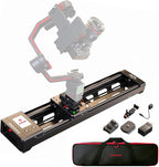 IFOOTAGE Shark Slider Nano II 660 Motorized Camera Slider - 26" Multi-Axis Pan Slider for DJI RS 2/RS3 Pro/RS 4/RS 4 Pro Gimbals, 15.4lbs Payload, 360° Panoramic, 6 Modes, Phone/Camera Compatible