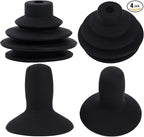 4 Pcs Wheelchair Joystick Button Cap Joystick Controller Knob and Gaiter Black Joystick Knob Button Controller for Electric Wheelchair Mobility Scooter