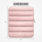 Vandel - The Original Puffy iPad Sleeve 9-11 Inch Tablet Sleeve, Pink i Pad Case for Women and Men, Cute iPad Air Pouch, 9 10 Inch, 11 Inch Bag