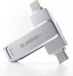 MFi Certified 512GB Flash Drive for iPhone Photo Stick, USB Thumb Drive Memory Stick High Speed USB Drive Photo Storage for iPhone Compatible for iPhone/iPad/Android/PC