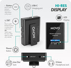 Movo Lingo-Duo 48-Channel UHF Wireless Lavalier Microphone System for Camera - Lav Mic Compatible with Canon, Nikon, and Sony DSLR Cameras - for Filmmaking, Vlogging, Interviews, Content Creation