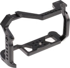 Hersmay R5 R6 Cage with Top Handle,Aluminium Alloy Camera Cage for Canon EOS R5 R6 Mirrorless Cameras, Vlogging Video Shooting Filmmaking Rig Stabilizer with 1/4" Mounting and 3/8" Arri Locating Hole