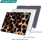 Teryeefi for MacBook Pro 13 inch Case 2022 2021 2020-2016 Release, Design Hard Shell Cover with Keyboard Cover & OTG Adapter Fit Model A2338 M2/M1 A2251 A2289 A2159 A1989 A1706, Leopard Skin Pattern