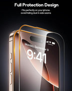 3 Pack for iPhone 16 Plus Tempered Glass Screen Protector, Dust Free CABIN, Auto Positioning, Bubble Free, High Definition, Easy Installation,9H+ Hardness