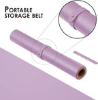 Cork Desk Mat - Small Dual-Sided Desk Pad for Office and Home - Desk Organization and Accessories - Ideal for Large Mouse Pad and Small Desk Mats on Top of Desks(Purple,23.6"x 13.8")