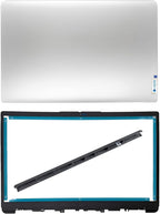Replacement LCD Cover Back With Hings Front Bezel With Hinges Cap for Lenovo Ideapad 1-15ADA7 82R1, 1 15AMN7 82VG, 1 15ALC7 82R4 Series Laptop Rear Case Top Lid 5CB1M48453 5CB1F36621 5CB1F36618