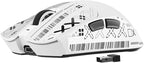 S9 Pro Wireless Gaming Mouse, 59G Ergonomic Computer Mouse, Triple Modes, 8K Polling, 26K DPI, PAW3395 Optical Sensor, Kailh Switch, 250h Battery Life, Programmable for PC/Win/Mac(White)