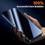 UniqueMe for iPhone 15 Pro Privacy Screen Protector, [Military Grade Shatterproof & 9H+ Hardness] Screen Protector 15 Pro Tempered Glass Full Coverage Protection, Easy to install, 2 Packs