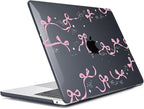 Compatible with MacBook Air 13.6 inch Case 2025 2024 2023 2022 Release M4 A3240 M3 A3113 M2 A2681 with Touch ID, Plastic Hard Shell Case&Keyboard Cover&Screen Protector&Webcam Cover, Bows-b