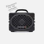 Turtlebox Original Gen 3: Portable Outdoor Bluetooth Speaker – Ultra-Loud (120dB), Waterproof (IP67), Rugged, Impact-Resistant, 3-Day Battery | Party Mode: Unlimited Pairing Stereo, Gray/Gray