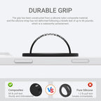 Grat 3 Lite Magnetic Phone Loop, [Nylon-core Silicone Strap] 360° Rotatable Phone Grip, Detachable Finger Holder Compatible with Magsafe for iPhone 16 15 14 13 12 Pro/max, Black