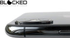 BLOCKED Stackable Webcam/Camera Vinyl Covers | 95 Low-Tack Restickable Webcam Stickers | 5-Sizes | Black 95-Pack (Ultra Glossy)