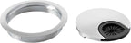 Desk Grommet for Wire Organizer,PC Computer Desk Plastic Grommet Cord, Tidy Cable Hole Cover Organizers,2 Pack (53mm, Silver)