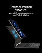 Belkin Pro Keyboard Case w/Magnetic Stand, Backlit Bluetooth Keyboard, Multi-Gesture Controls, Magnetic Apple Pencil Storage Compatibility, & Multimedia Keys for iPad Pro 12.9" & iPad Air 13" - Black