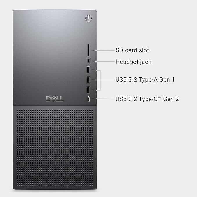Dell Tower Plus EBT2250 Desktop Computer - Series 2 Intel Core Ultra 9 285 24-Core Processor up to 5.6 GHz, 64GB DDR5 RAM, 8TB NVMe SSD, NVIDIA GeForce RTX 4060 8GB GDDR6, Windows 11 Home, Graphite