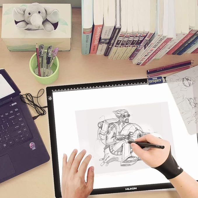 HUION Artist Glove for Drawing Tablet (1 Unit of Free Size, Good for Right Hand or Left Hand) - Cura CR-01