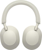 Sony WH-1000XM5 Premium Noise Canceling Headphones, Auto NC Optimizer, 30-Hour Battery, Alexa Voice Control, Silver