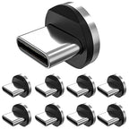 Magnetic Connector Tips Head for Type C Android Devices (9 Pack), Magnetic Phone Cable Adapter