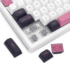 Redragon K729 80% Wired Gasket RGB Gaming Keyboard, 87 Keys TKL Mechanical Keyboard w/Knob Control, Mix-Color PBT Keycaps, Hot-Swap South-Facing Socket & 5-Layer Dampener, Custom Linear Switch