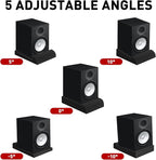 Focusound Studio Monitor Isolation pads for 6-8 Inches Monitors, 2 Pack High Density Acoustic Speaker Isolation Pads Foam