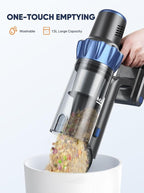 Cordless Vacuum Cleaner, 45KPA 550W Vacuum Cleaners for Home, Stick Vacuum with Color Touch Display, Intelligent Auto Mode, Up to 60Mins, Handheld Vacuum Cleaners for Hardwood Floor Carpet Pet Hair