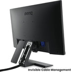 BenQ GW2480 Computer Monitor 24" FHD 1920x1080p | IPS | Eye-Care Tech | Low Blue Light | Anti-Glare | Adaptive Brightness | Tilt Screen | Built-In Speakers | DisplayPort | HDMI | VGA,Black
