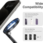elitehood for Magsafe Phone Tripod Mount with Arca Port, Aluminum Magnetic iPhone Tripod Mount with 1/4" & 3/8" Screw, for Magsafe Phone Adapter Compatible with iPhone 16 15 14 13 12 Series, Black