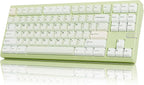 Chilkey ND TKL Aluminum Mechanical Keyboard, 87 Keys Tenkeyless Wireless Gaming Keyboard, Tri-Mode BT5.3/2.4GHz/USB-C PBT Keycaps Hot Swappable Custom Key Board for Windows Laptop Office PC