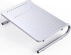 HUANUO Monitor & Laptop Stand - Metal Vented Riser for Screen, Laptops, Printers - Home & Office