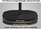 Mobile Standing Desk Height Adjustable Floor Laptop Stand, Computer Cart Workstation, Projector Stand, Teacher Podium for Home, Office, Classroom