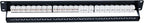 Tecmojo Patch Panel 24 Port, Keystone Patch Panel for Cat 6 /Cat 5e/Cat 5, 1U Cat6 Patch Panel fit 19in AV/Audio Rack&Cabinet, Rack Mount Network Patch Panel with Cable Management,Unshielded
