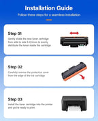 B205 B210 B215 Toner Cartridge Black 2-Pack High-Yield Replacement for Xerox 106R04346 106R04347 Toner Compatible with Xerox B210 B205 B215 B210DNI B205NI B215DNI Laser Printer Ink All-in-One Copier