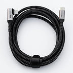 USB C to USB C Cable 100W,[2-Pack 6.6ft Right Angle] USB 3.1 Fast Charging Cord 90 Degree 20V/5A Type C PD Cable Compatible for iPhone 15/15 Plus/15 Pro/15 Pro Max/MacBook Pro 2022