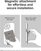 MOFT Magnetic Wallet Stand Compatible with iPhone 16/15/14/13/12 Series, Angle Adjustment & Magsafe Compatible MOVAS Phone Stand,Taupe