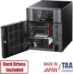 BUFFALO TeraStation 5420DN 4-Bay Business Desktop NAS 16TB (2x8TB) with Hard Drives Included RAID iSCSI Network Storage File Server