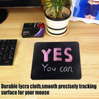 Mouse Pad, Gaming Mouse Pad, Non-Slip Rubber Base Mouse Mat with Designs for Laptop, Computer & Office, 9.5 x 7.9 x 0.12 inches (Yes You Can)